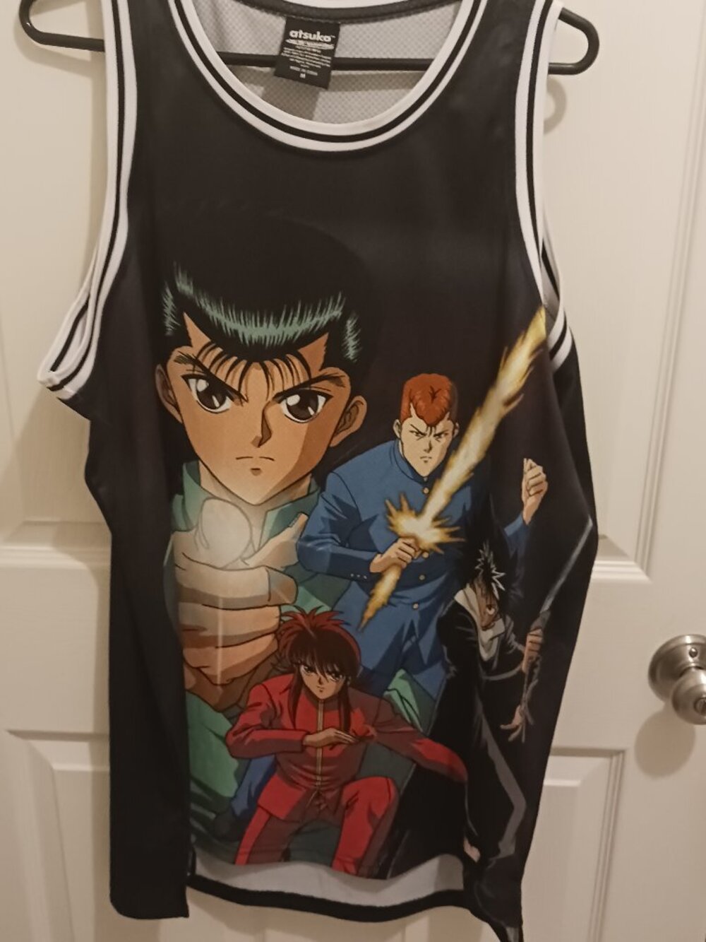 Anime Yu Yu Hakusho - Yusuke Urameshi Basketball Jersey medium